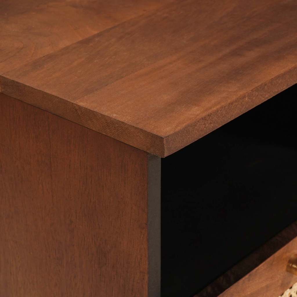 Armários e Estantes para Armazenamento de Mídia Castanho