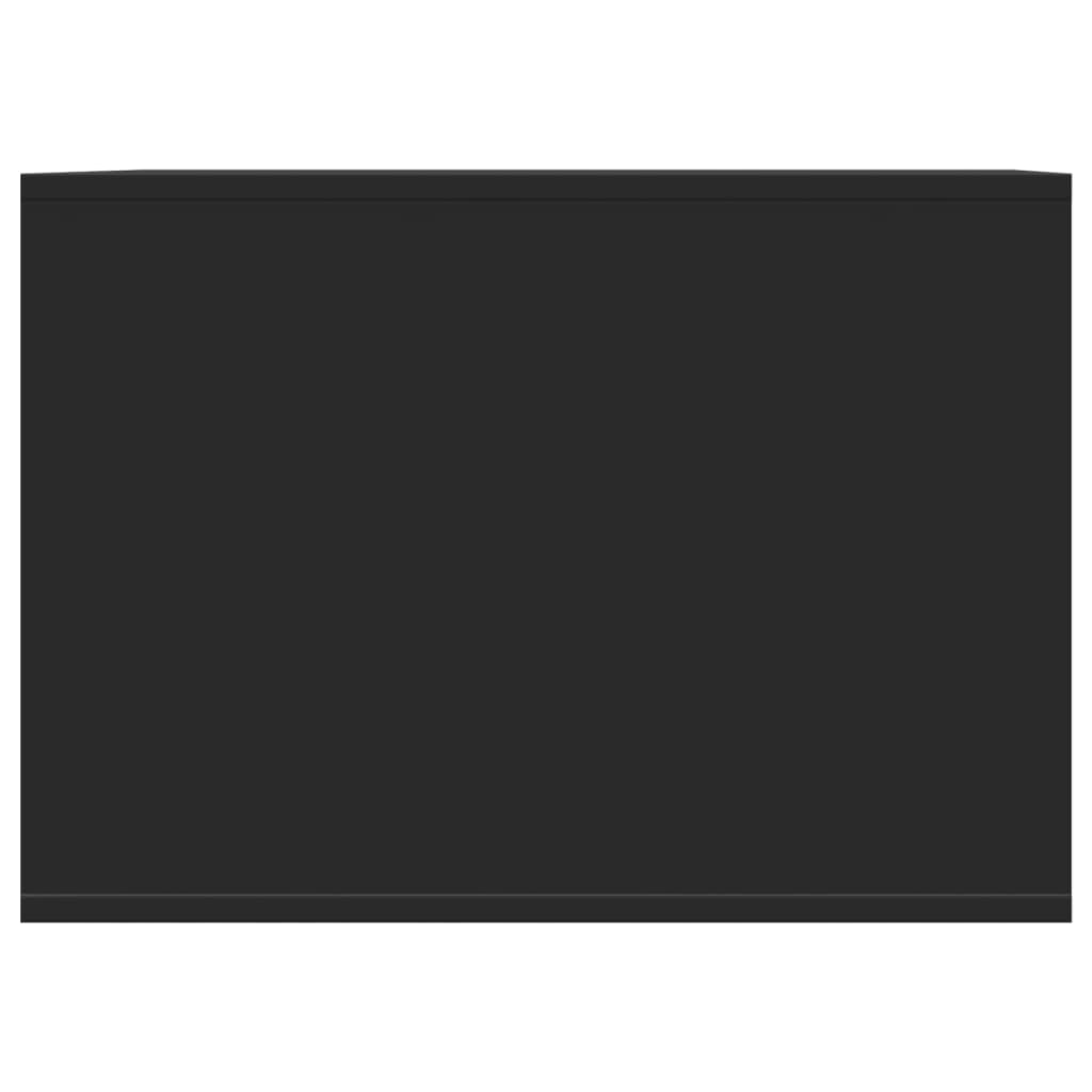 Compartimento p/ caixa de areia gatos deriv. de madeira preto