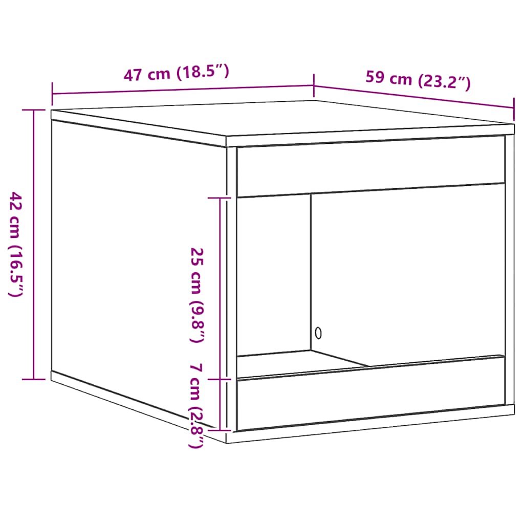 Compartim. caixa areia gatos deriv. madeira carvalho artisiano
