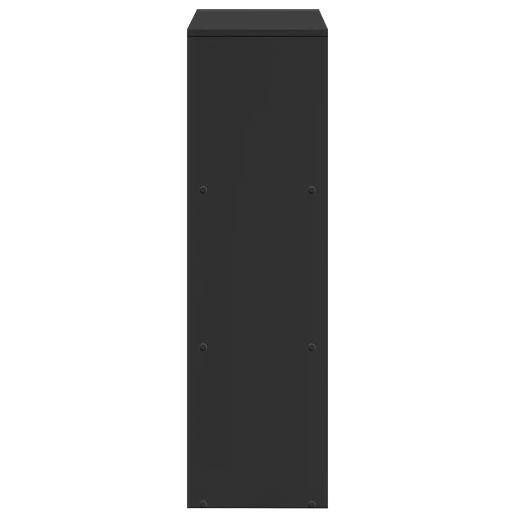 Estante divisória 3 níveis derivados de madeira cinzento sonoma