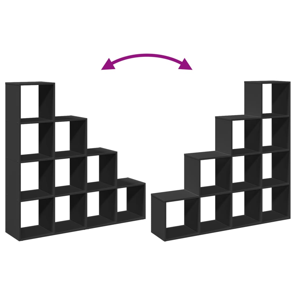 Estante divisória 4 níveis derivados de madeira branco