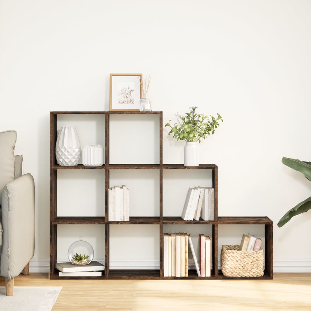 Estante divisória 3 níveis derivados de madeira branco