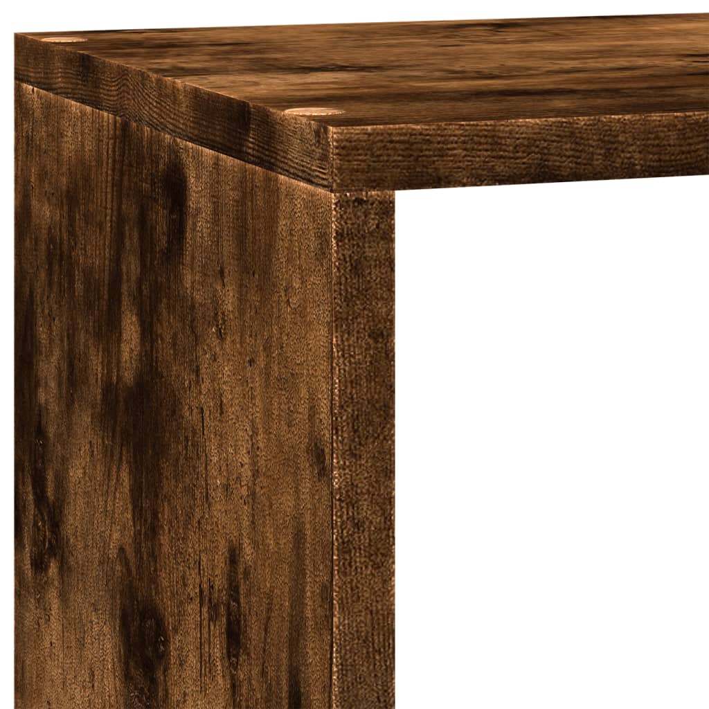 Estante divisória 3 níveis derivados de madeira branco