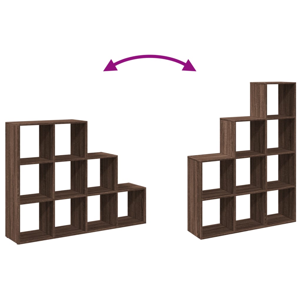 Estante divisória 3 níveis derivados de madeira branco