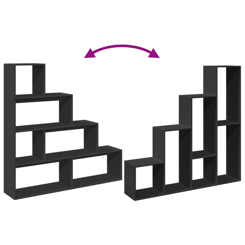 Estante divisória 4 níveis derivados de madeira branco