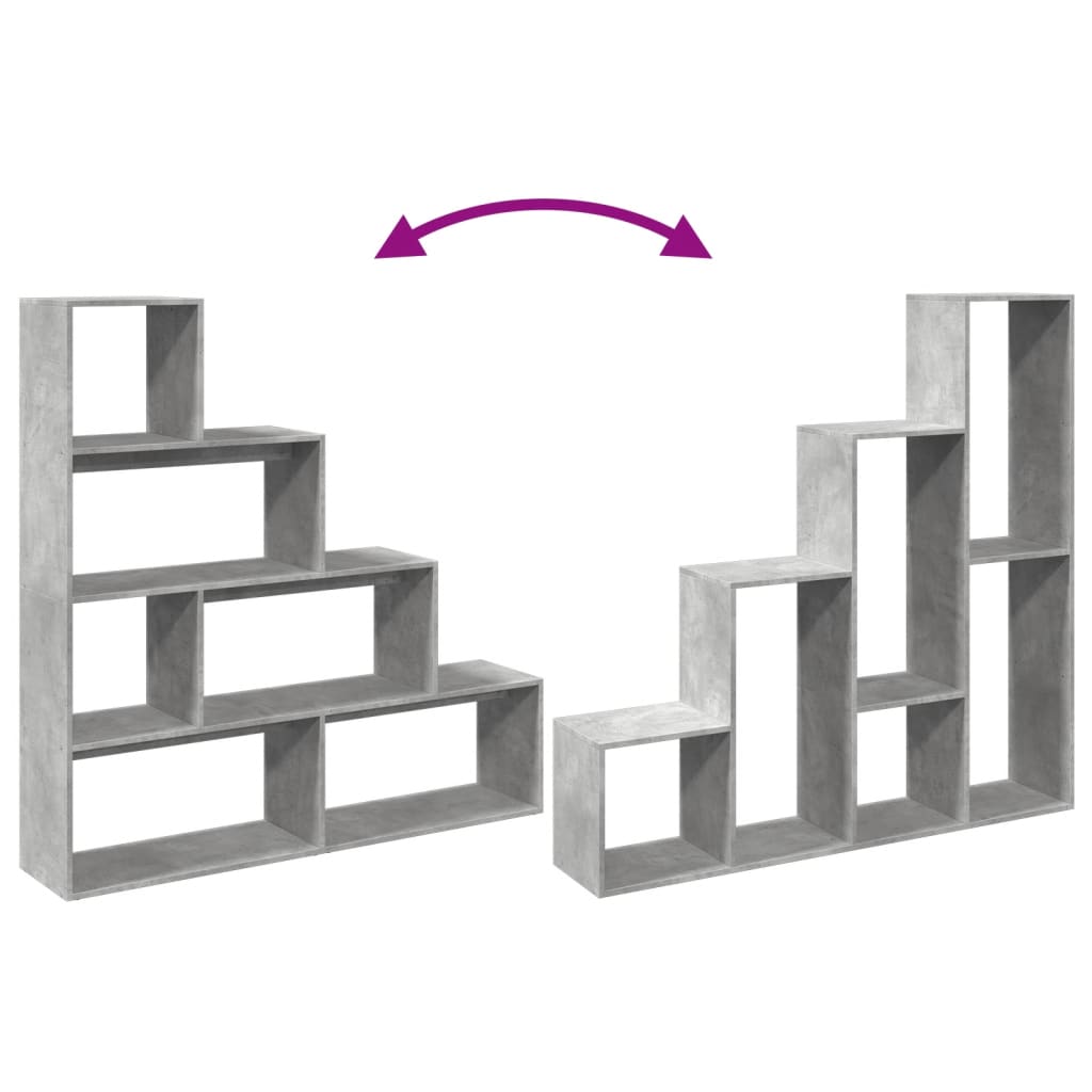 Estante divisória 4 níveis derivados de madeira branco