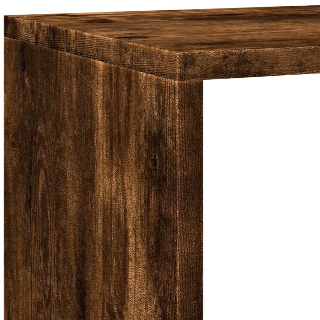 Estante divisória 4 níveis derivados de madeira branco