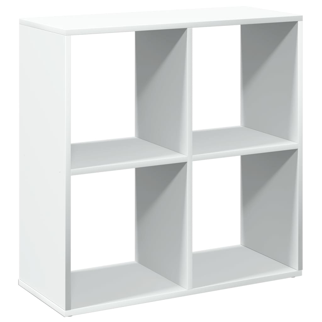 Estante divisória de ambientes branca 69,5x29x69,5 cm madeira projetada