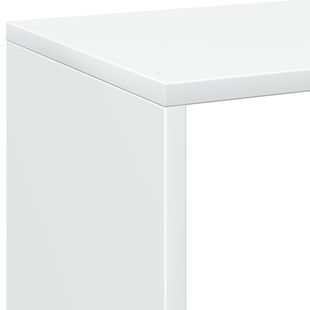 Estante divisória de ambientes branca 69,5x29x69,5 cm madeira projetada
