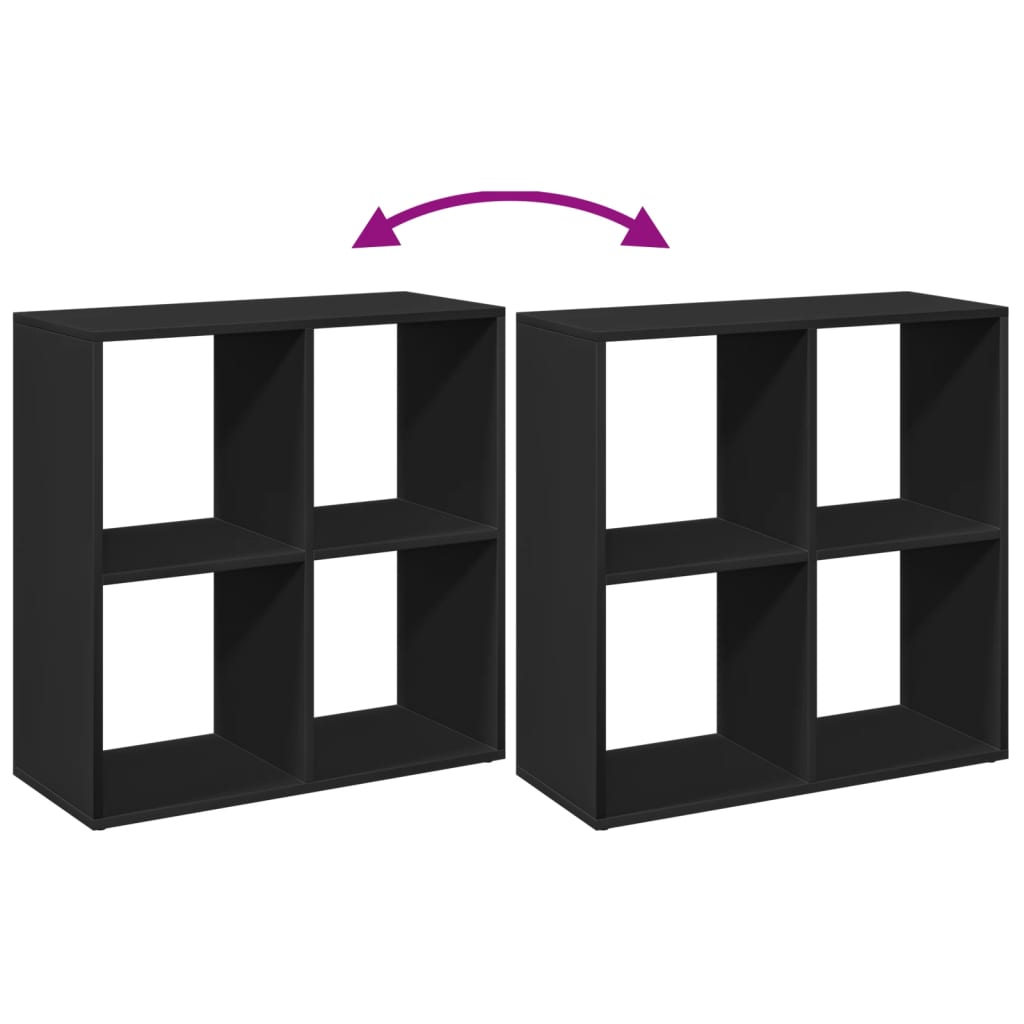 Estante divisória 69,5x29x69,5 cm deriv. madeira cinza cimento