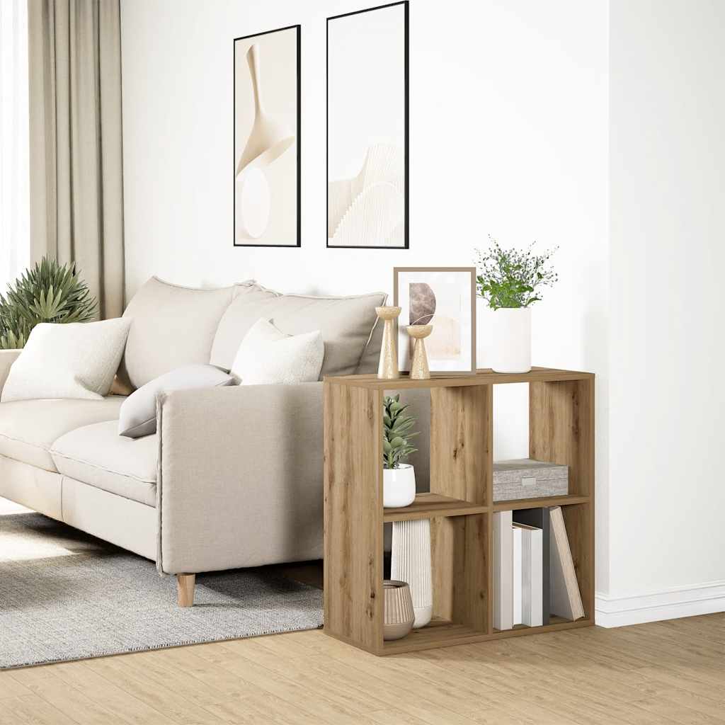 Estante divisória derivados de madeira carvalho artisiano