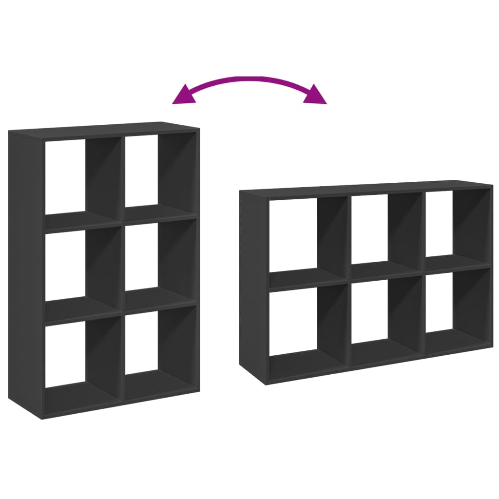 Estante divisória 69,5x29x103,5 cm derivados de madeira branco