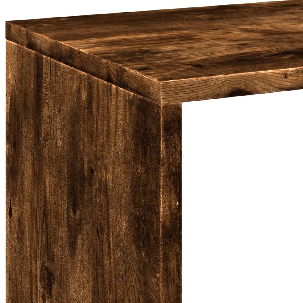 Estante divisória 69,5x29x137,5 cm deriv. madeira cinza cimento