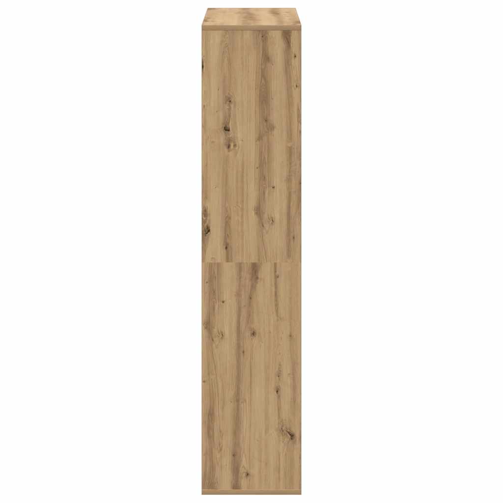 Estante divisória 69,5x29x137,5 cm deriv. madeira cinza cimento