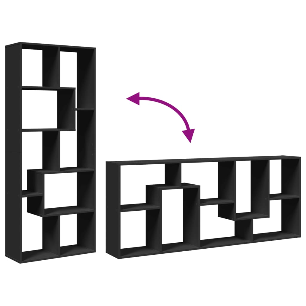 Estante divisória 67x25x161,5 cm deriv. madeira cinza cimento