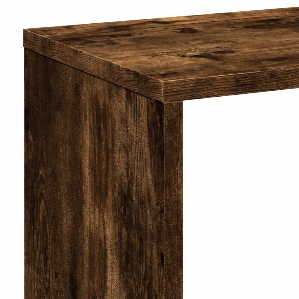 Estante divisória 67x25x161,5 cm deriv. madeira cinza cimento