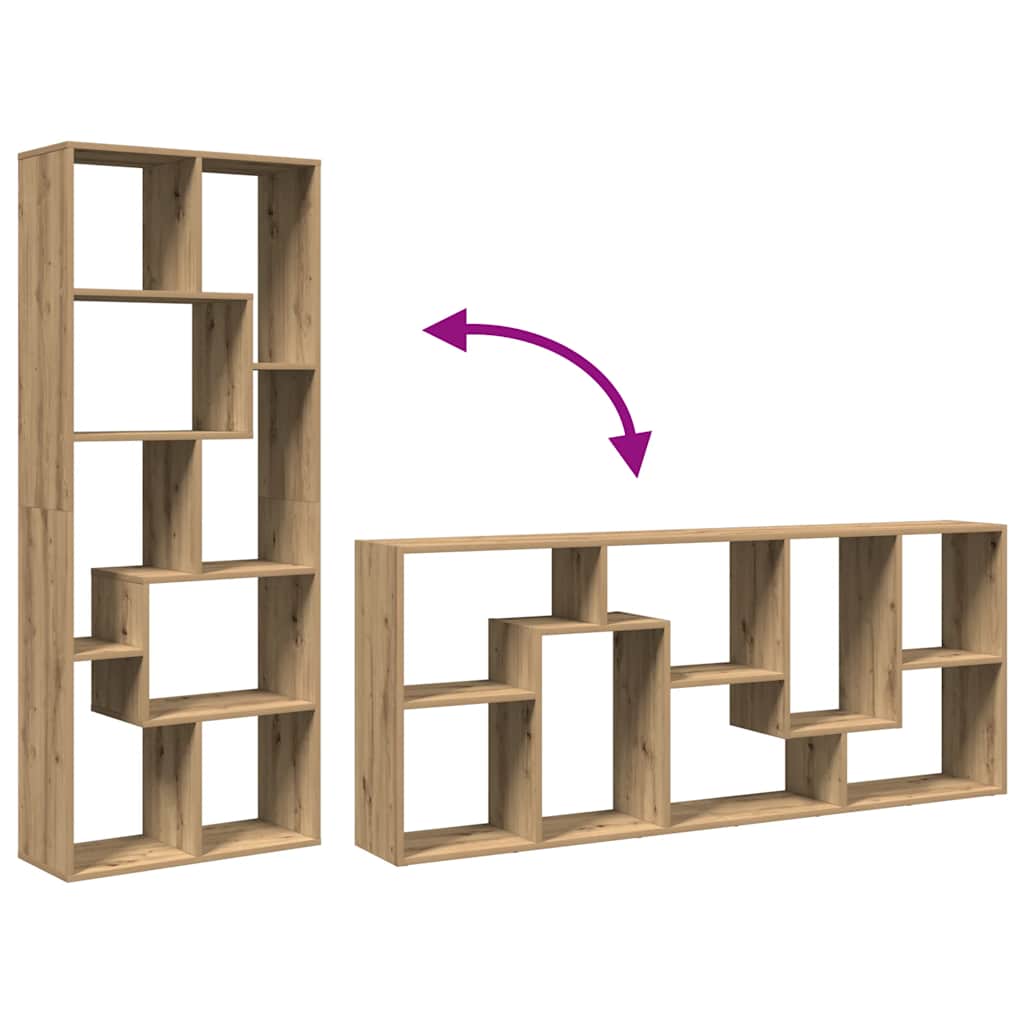 Estante divisória 67x25x161,5 cm deriv. madeira cinza cimento