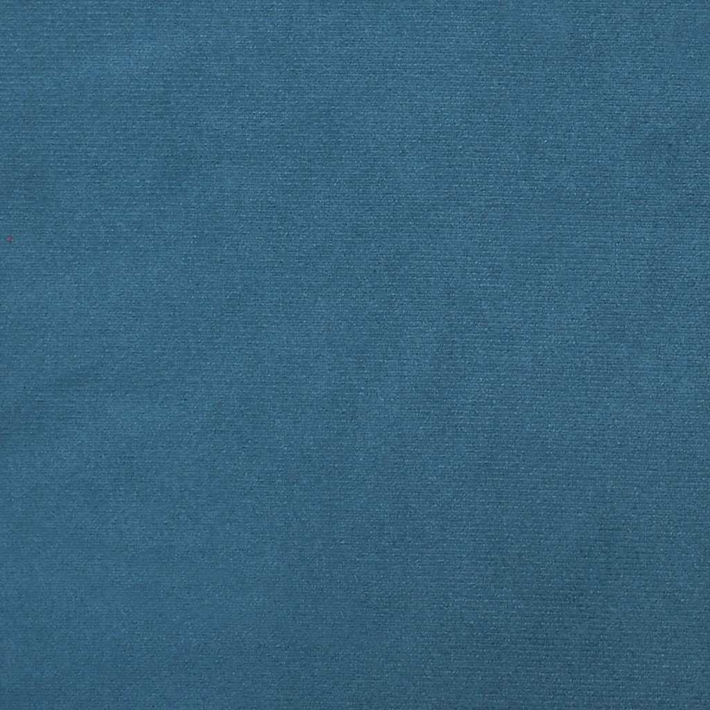 Estrutura de cama sem colchão 200x210 cm veludo azul-escuro
