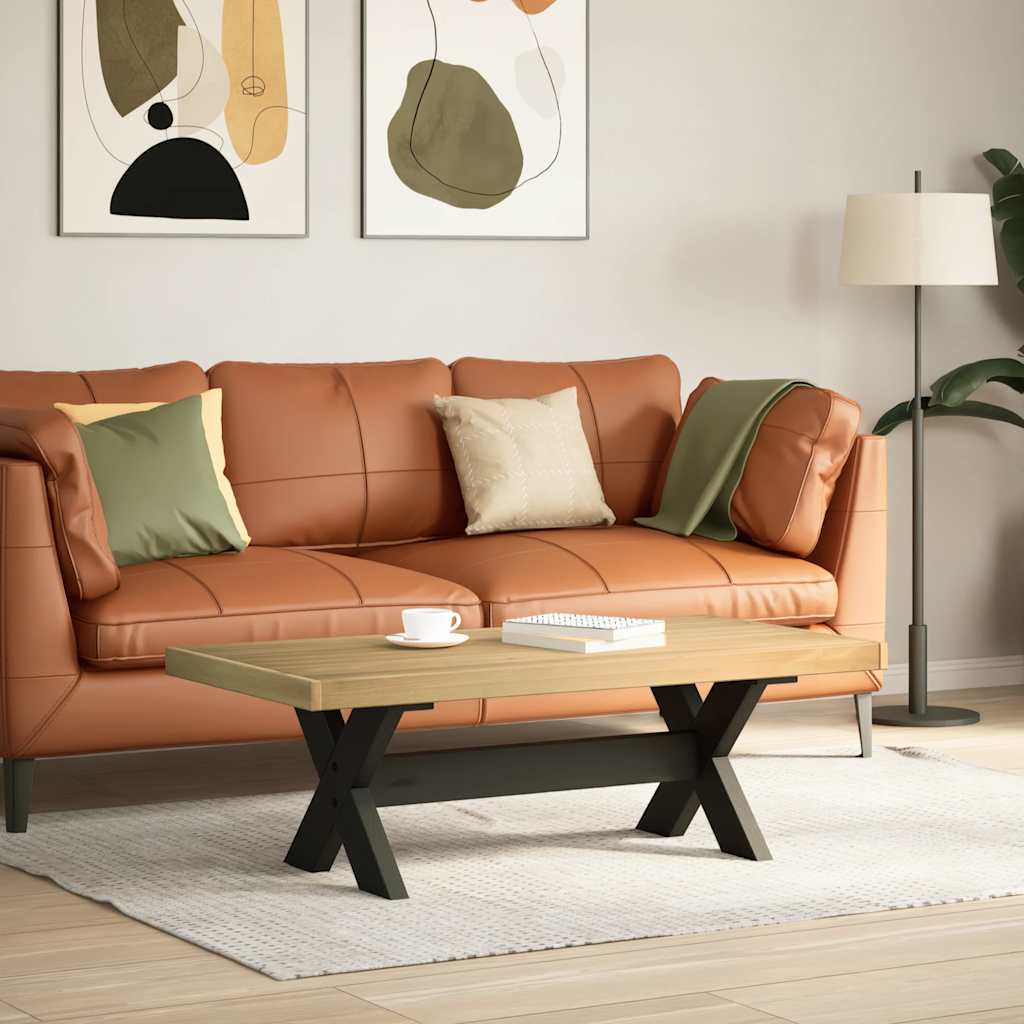 Mesa de centro NOAIN pernas em forma de X 120x60x40 cm