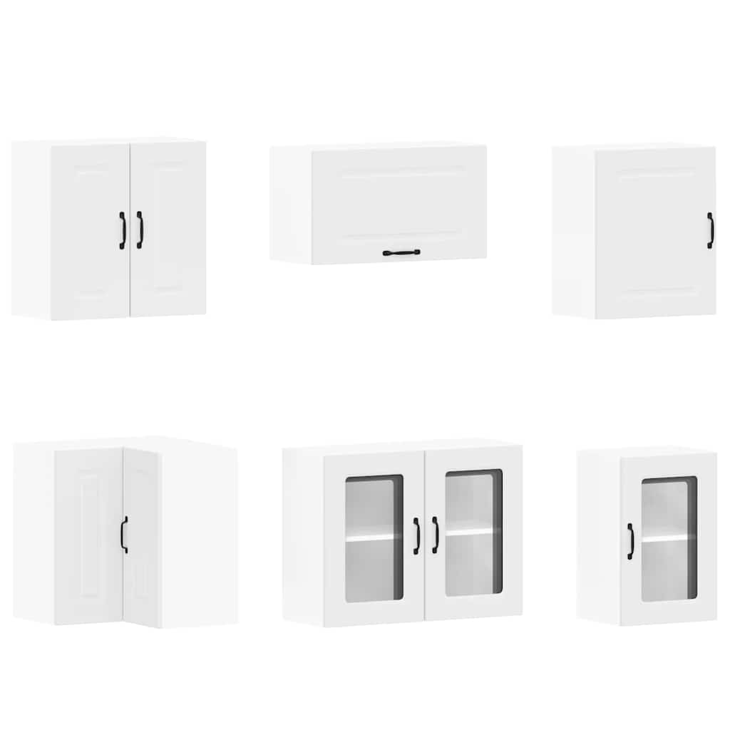 11 peças armário de cozinha conjunto Kalmar branca