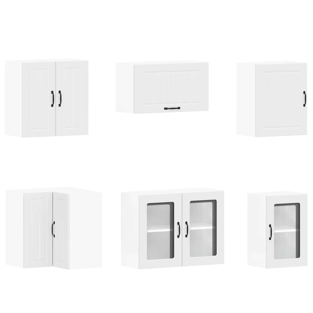 11 peças armário de cozinha conjunto Lucca branco