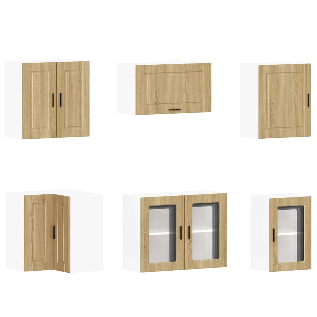 11 peças armário de cozinha conjunto Porto sonoma carvalho