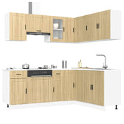 11 peças armário de cozinha conjunto Porto sonoma carvalho