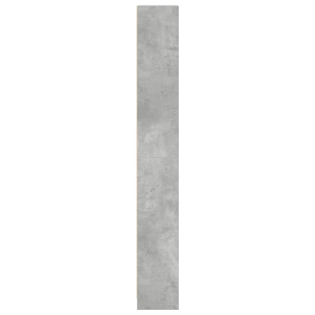 Estante 40x24x176 cm derivados de madeira cinzento cimento