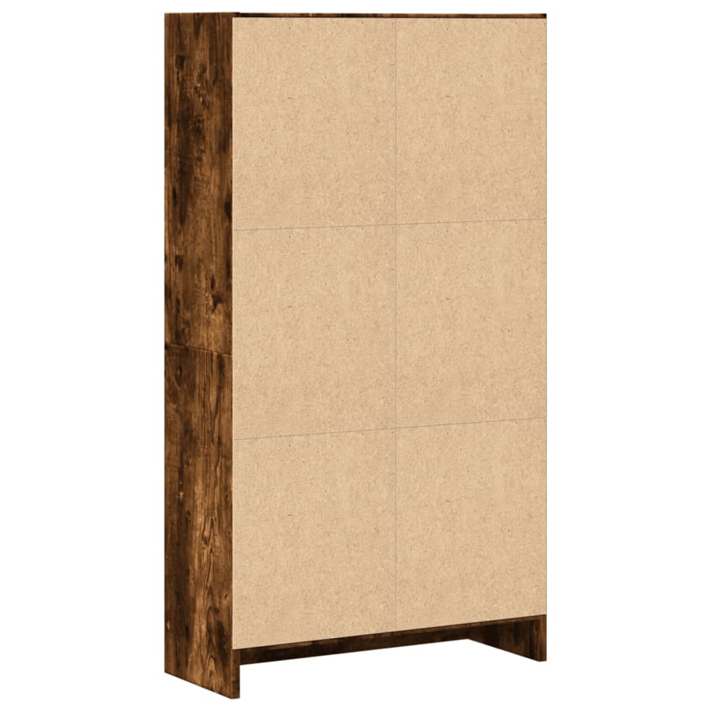 Estante 60x24x109 cm derivados de madeira carvalho fumado