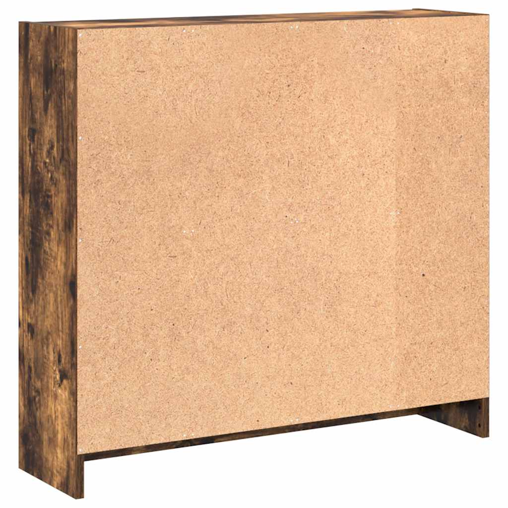 Estante 80x24x76 cm derivados de madeira carvalho fumado