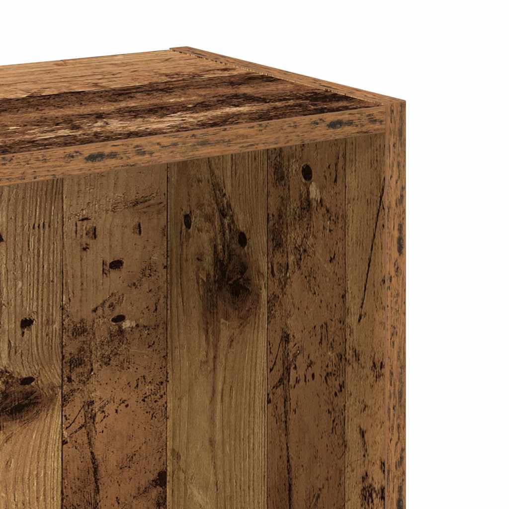 Estante 80x24x76 cm derivados de madeira madeira velha