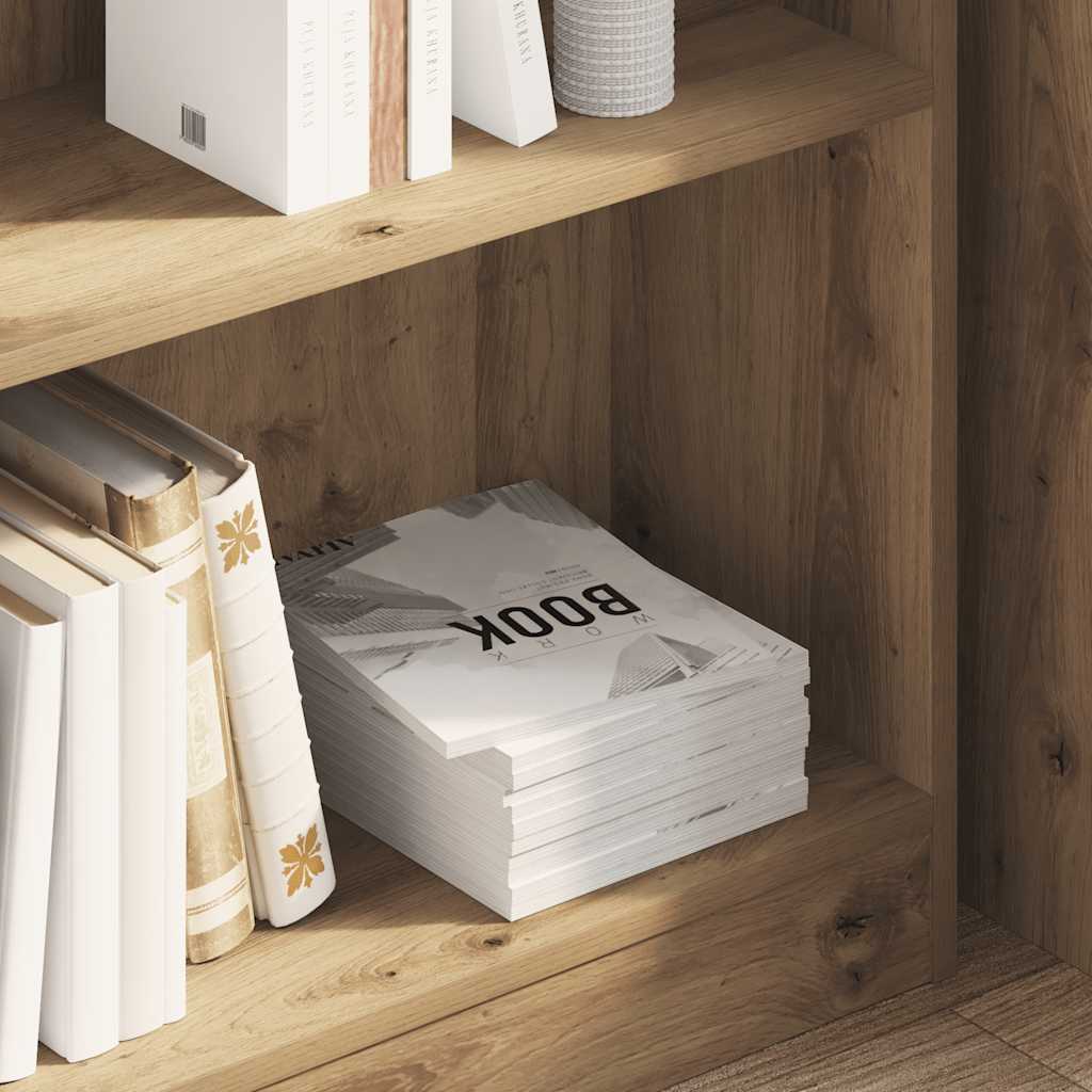 Estante 80x24x76 cm derivados de madeira carvalho artisiano