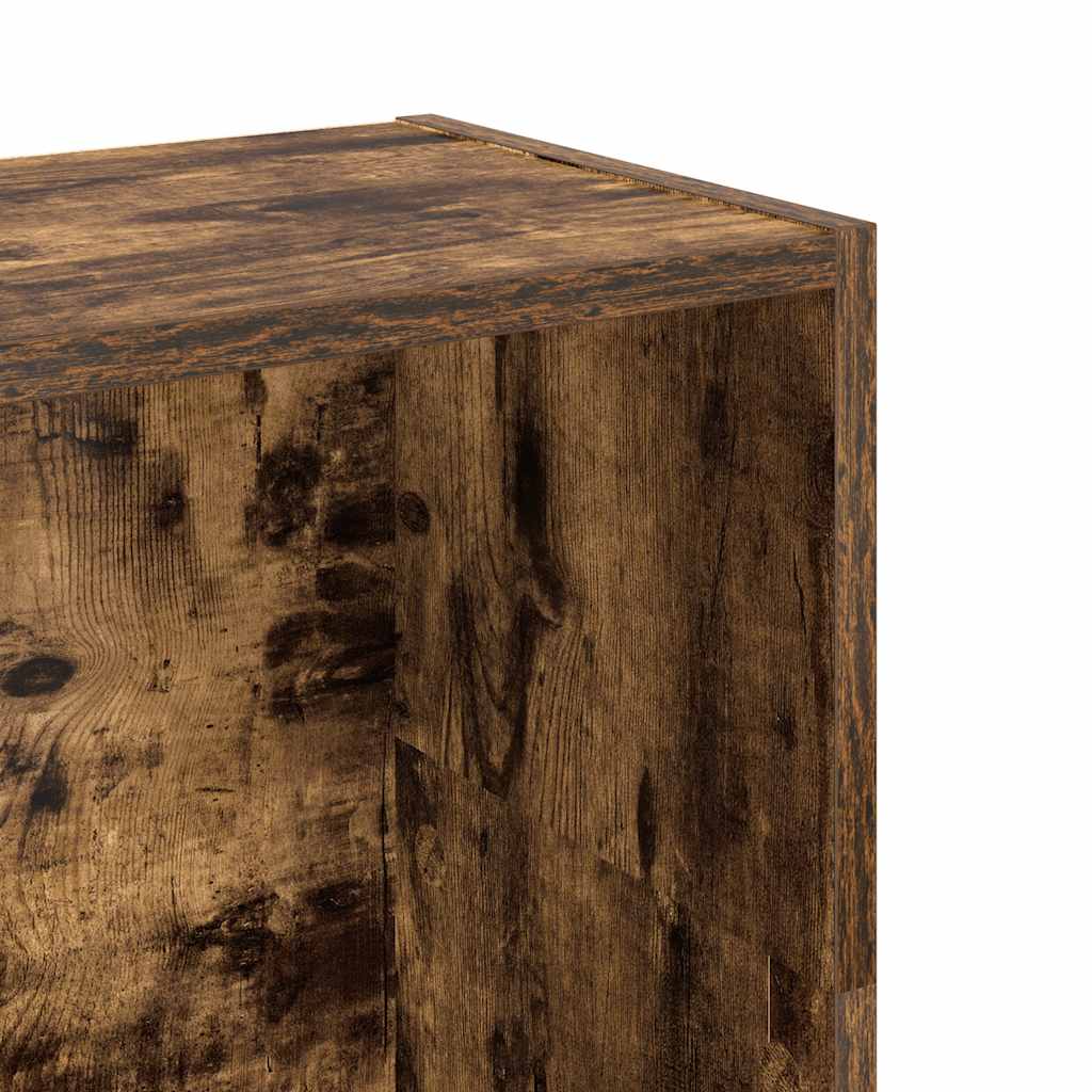 Estante 80x24x109 cm derivados de madeira carvalho fumado