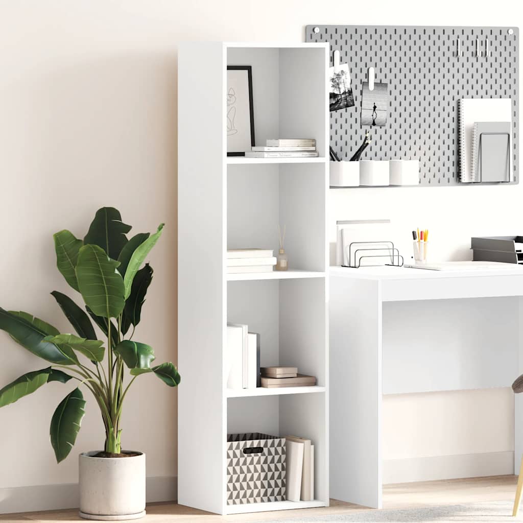 Estante 40x30x152 cm derivados de madeira branco