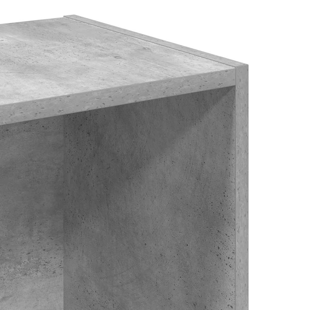 Estante 40x30x152 cm derivados de madeira cinzento cimento