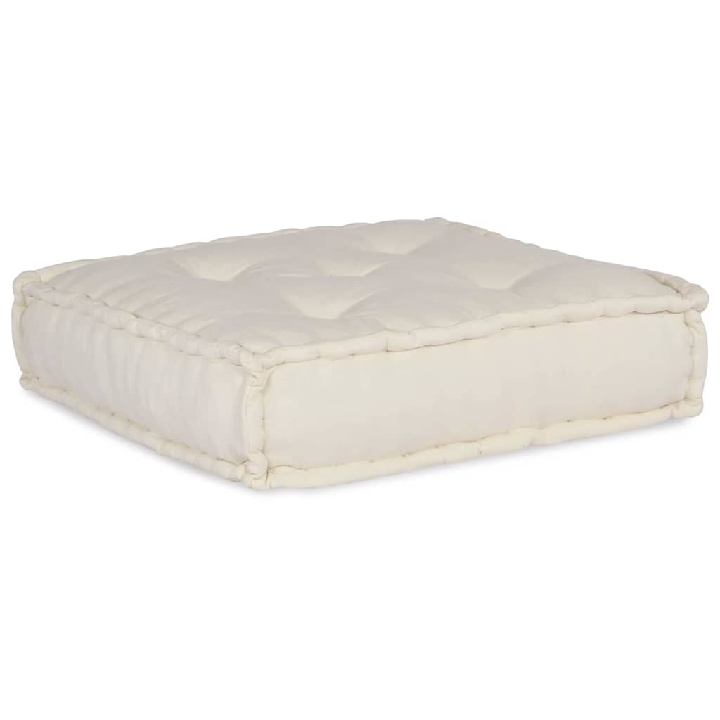 Sofá Modular Manual 4 pcs Creme 70 x 70 x 56 cm tecido