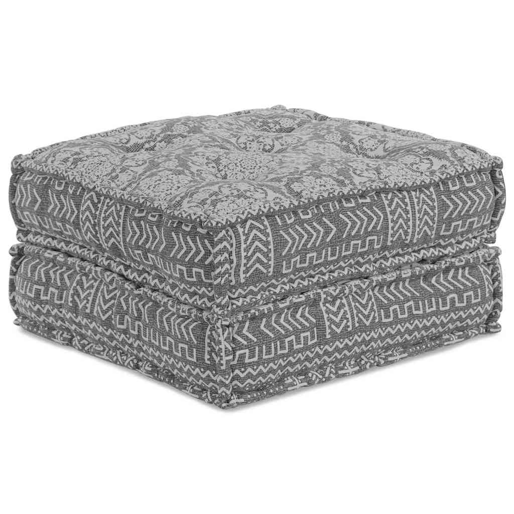 Sofá Modular Manual 2 pcs Cinzento-claro 70 x 70 x 36 cm tecido