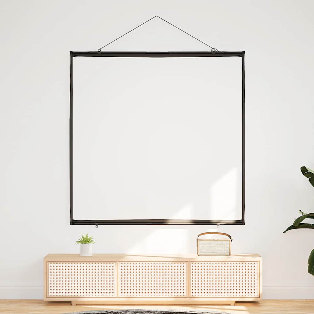 Tela de projeção parede suspensa 72" 1:1