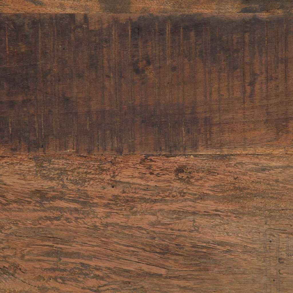 Aparador Castanho 110 x 35 x 76 cm Madeira recuperada maciça