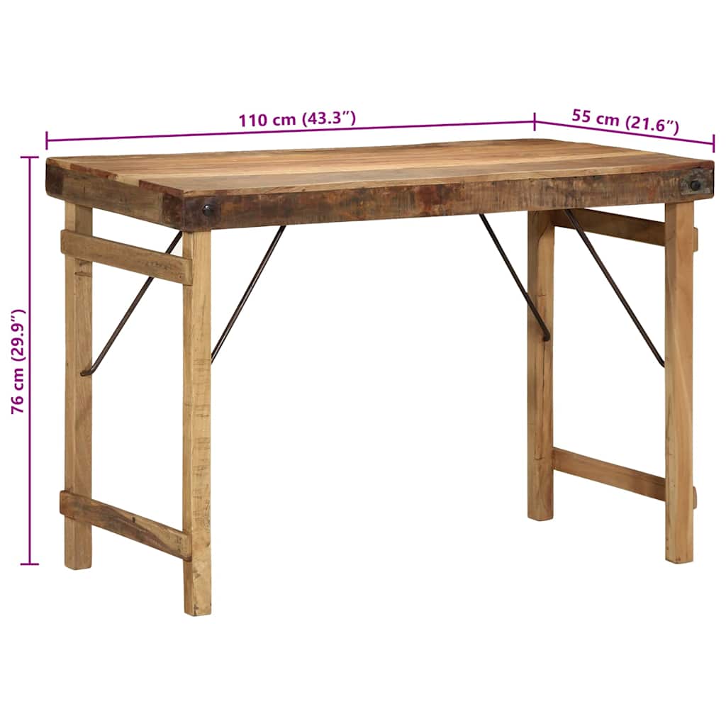 Mesa de jantar Castanho 110 x 55 x 76 cm