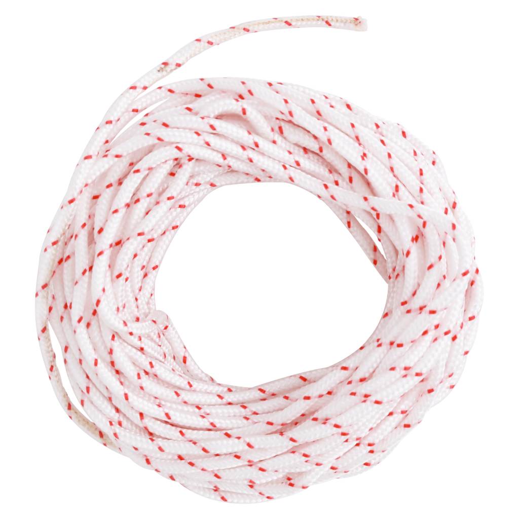 Cabo de arranque Ø3 mm 10 m nylon branco e vermelho
