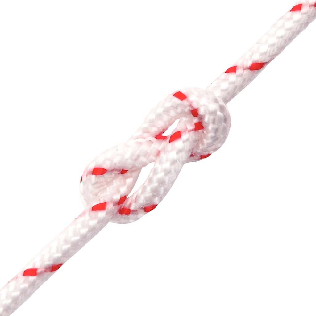 Cabo de arranque Ø3 mm 10 m nylon branco e vermelho
