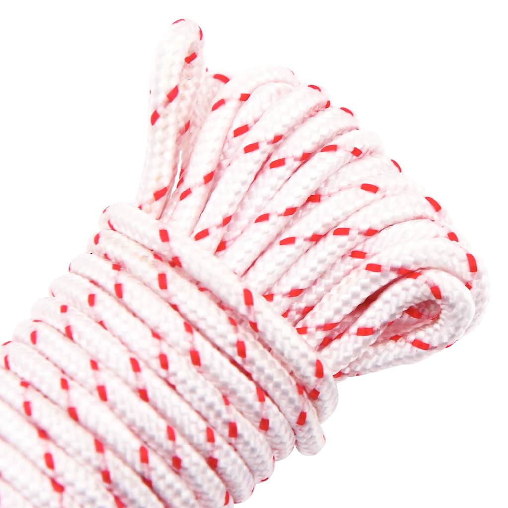 Cabo de arranque Ø3 mm 10 m nylon branco e vermelho