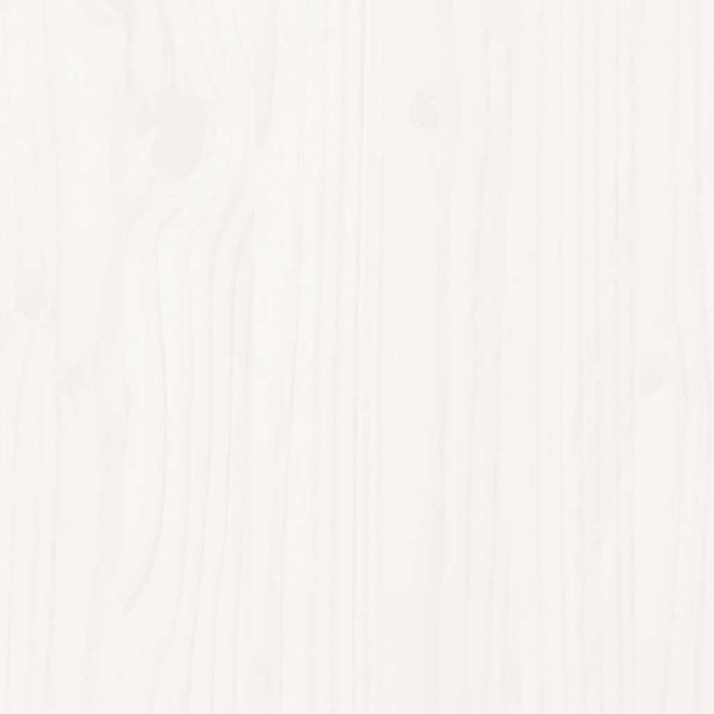 Árvore Natal decorativa 80 cm madeira de pinho maciça branco