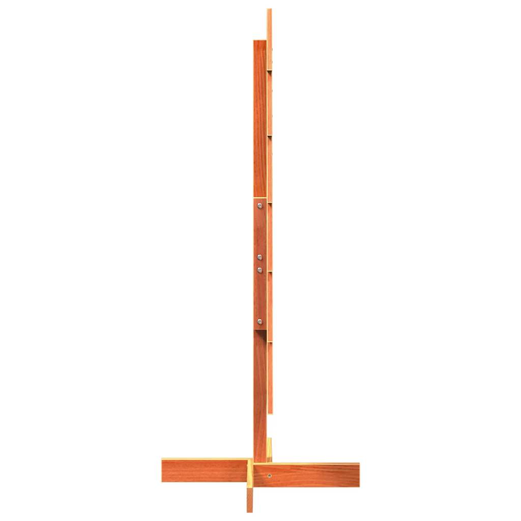 Árvore de Natal decorativa 120 cm pinho maciço castanho-mel