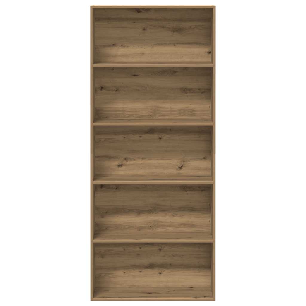 Estante 80x30x189 cm derivados de madeira carvalho artisiano