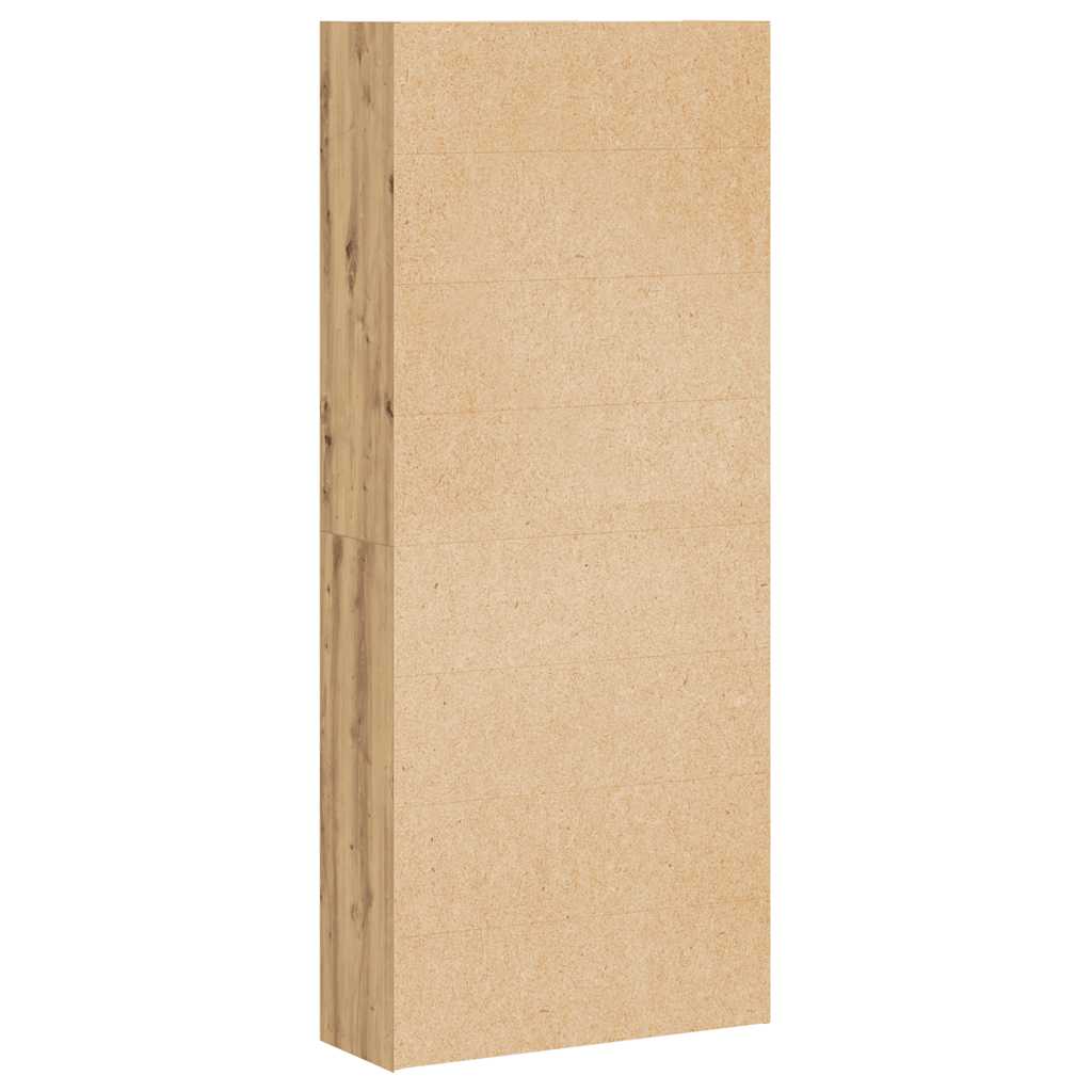 Estante 80x30x189 cm derivados de madeira carvalho artisiano