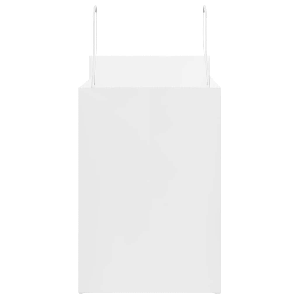 Sacos de papel 250 unid com alças branco 32x17x25 cm
