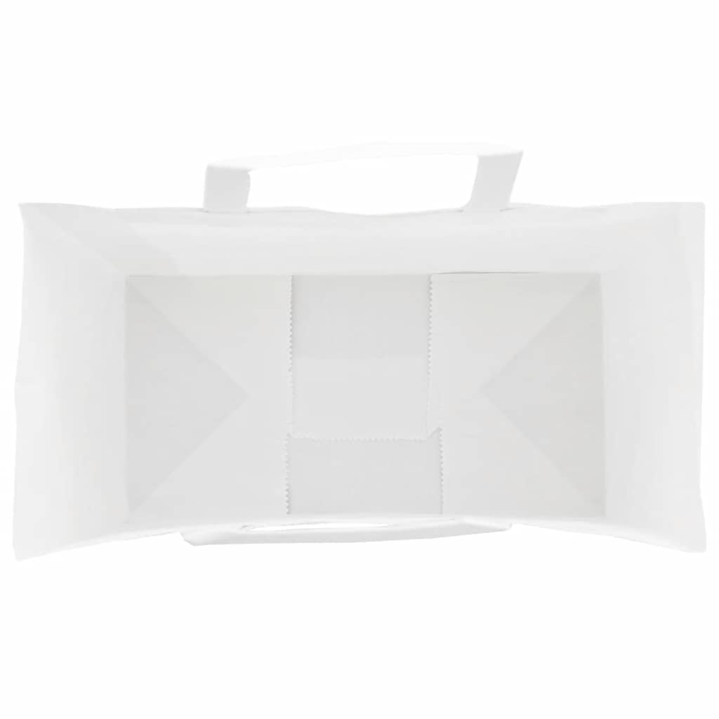 Sacos de papel 250 unid com alças branco 32x17x25 cm