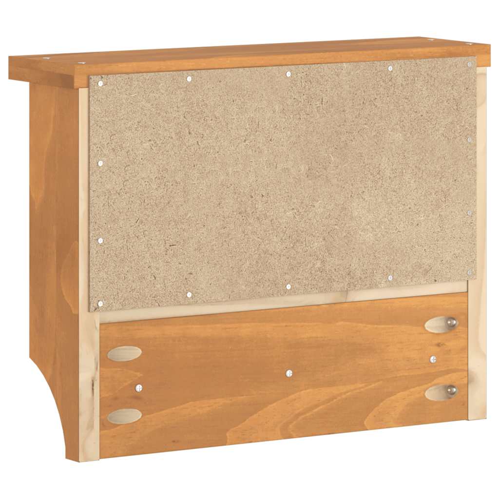 Cabide de parede SANDNES 45x12x35 cm Pinho de madeira maciça